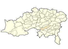 Dz - 05-35 Bouzina - Wilaya de Batna map.svg