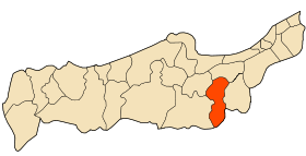 Dz - 42-05 - Bourkika - Wilaya de Tipaza map.svg