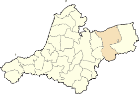 Dz - Oued Sabah (wilaya de Aïn Témouchent) location map.svg