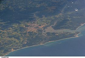 Vue satellite de l'île de São Francisco.