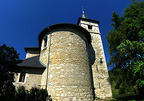 Vue de l'église de Saint-Sulpice