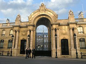 L'entrée du palais de l'Élysée