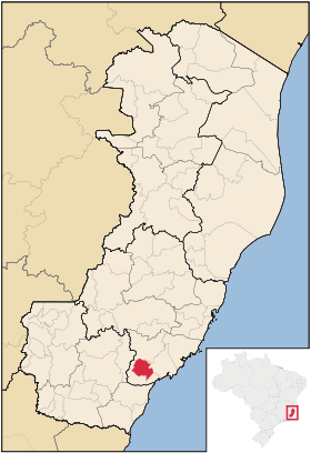 Localisation de Iconha sur une carte