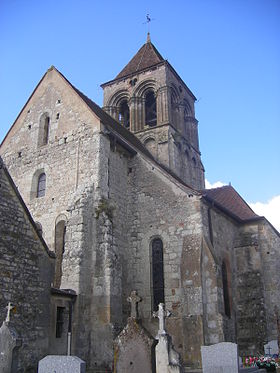 Abside et clocher de l'église Saint-Martin