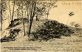 Carte postale de Fort Rosalie, 1907