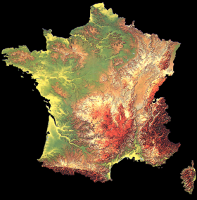 carte : Géographie de la France
