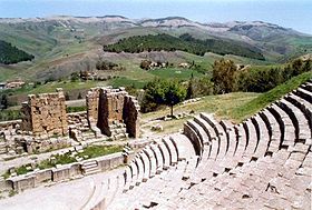 Djémila, théâtre romain