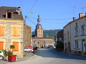 Le centre du village à Gespunsart.