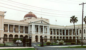 Le siège du parlement guyanien