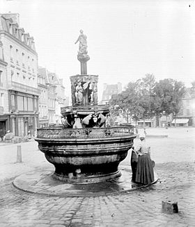 La fontaine de la Plomée en 1900