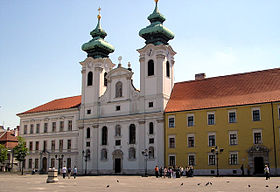 Széchenyi tér à Győr.
