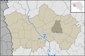 Localisation d'Havinnes au sein de Tournai