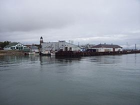 Le port de Havre-Saint-Pierre.