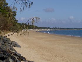 Une plage d'Hervey Bay