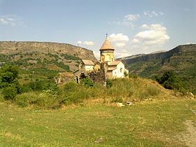 Le monastère vu depuis le sud-est.