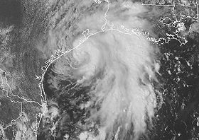 L'ouragan Humberto, le 12 septembre 2007