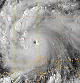 L'Ouragan Felix, le 2 sept. 2007