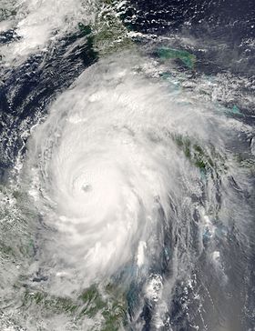 Ouragan Ivan le 13 septembre à son apex