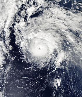 Ophelia le 1er octobre 2011 à 17 h 35 UTC alors qu'il était de catégorie 4