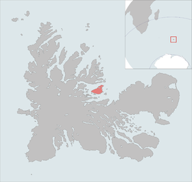 Carte de localisation de l'île du Port.