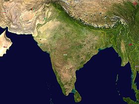 carte : Géographie de l'Inde