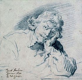 Autoportrait de J.A. Backer, 1638