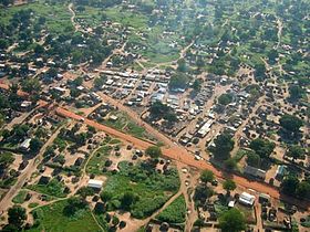 Vue aérienne de Djouba