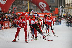 La Polonaise Justyna Kowalczyk, tenante du titre du classement général de la Coupe du monde de ski de fond