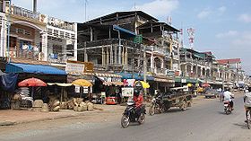 Une rue de Kampot (2009)