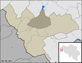 Localisation de Kemmel au sein de Heuvelland