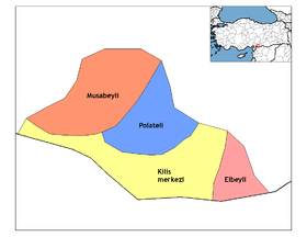 Districts de la province de Kilis