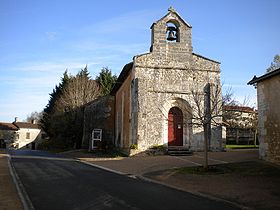 La chapelle au bourg de La Chapelle-Montmoreau
