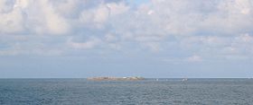 Photographie de Maîtresse-Île à marée haute