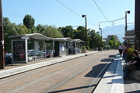 La Tronche Hôpital (tramway de Grenoble).JPG
