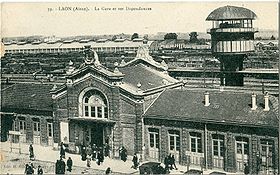 La gare de Laon avant la Première Guerre mondiale