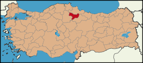 Localisation de Amasya