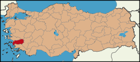 Latrans-Turkey location Aydın.svg
