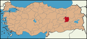 Localisation de Bingöl