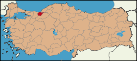 Latrans-Turkey location Düzce.svg