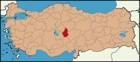 Latrans-Turkey location Nevşehir.svg