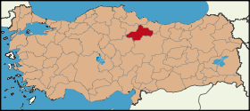 Latrans-Turkey location Tokat.svg