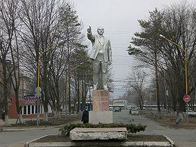 Statue de Lénine à Artiom.