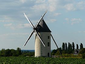 Le moulin à vent du gué Sainte-Marie
