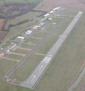 Vue aérienne de l'aérodrome de Toulouse - Lasbordes