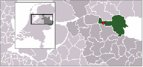Localisation de Balkbrug dans la commune de Hardenberg