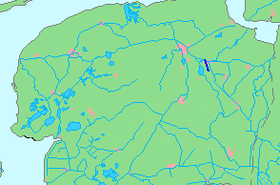 Situation du canal sur une carte des Pays-Bas