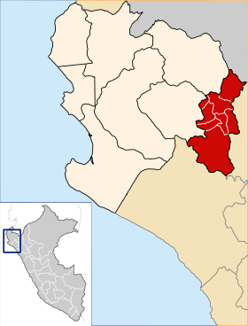 Location of the province Huancabamba in Piura.svg
