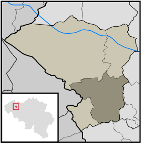 La localité de Lotenhulle dans la communed'Aalter.