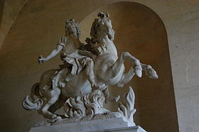 Image illustrative de l'article Statue équestre de Louis XIV sous les traits de Marcus Curtius