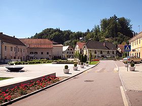 Centre du village.